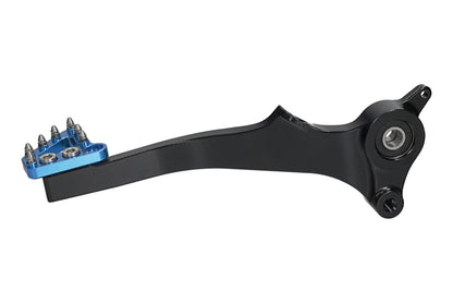 HLP MOTO - Rear Brake Lever - CNC Anodized Aluminum - Black/Blue - GASGAS ES700 SM700 Husqvarna Supermoto 701 Enduro 701