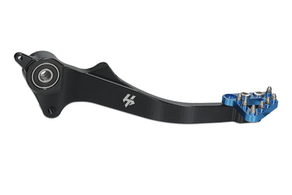 HLP MOTO - Rear Brake Lever - CNC Anodized Aluminum - Black/Blue - GASGAS ES700 SM700 Husqvarna Supermoto 701 Enduro 701