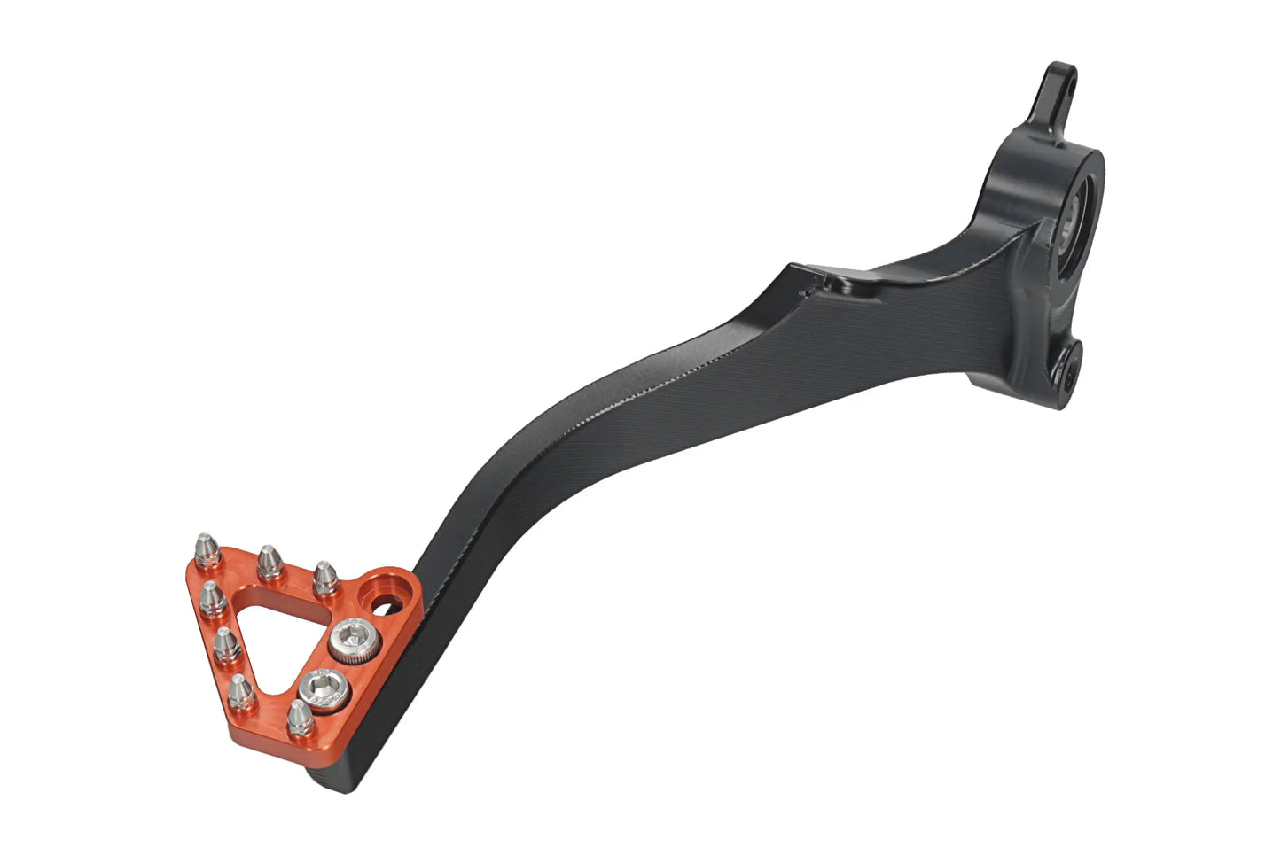 HLP MOTO - Rear Brake Lever - CNC Anodized Aluminum - Black/Orange - GASGAS ES700 SM700 Husqvarna Supermoto 701 Enduro 701