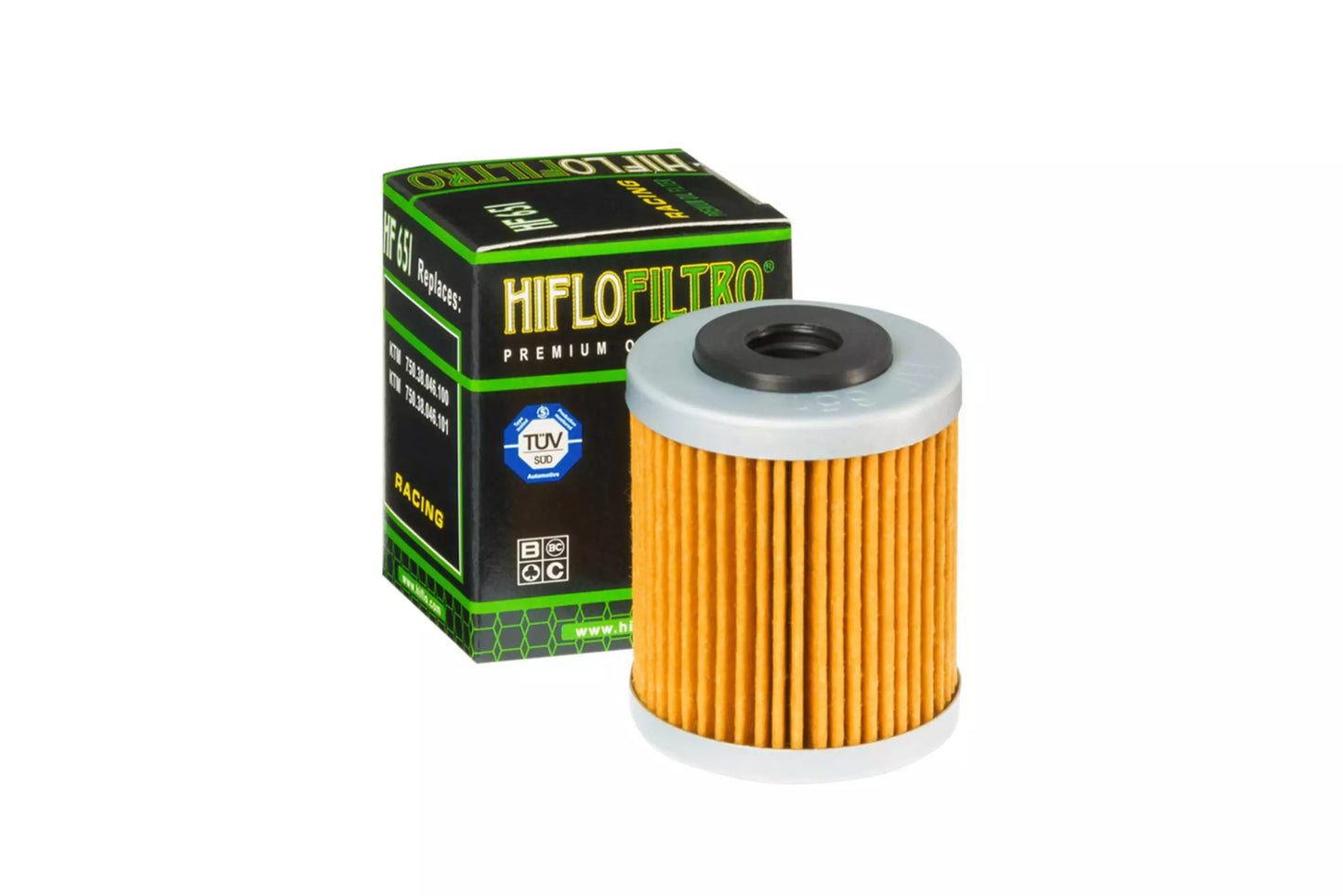 HIFLOFILTRO - Oil Filter -  GASGAS ES 700 SM 700 Husqvarna Enduro 701 Supermoto 701 Svartpilen 701 Vitpilen 701 KTM Duke 690 Enduro 690 Rally 690 SMC 690 - HF651