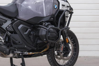Yakk EXP - Full 'Bunker' Crash Bars - Black - BMW R 1300 GS Adventure (24-26)