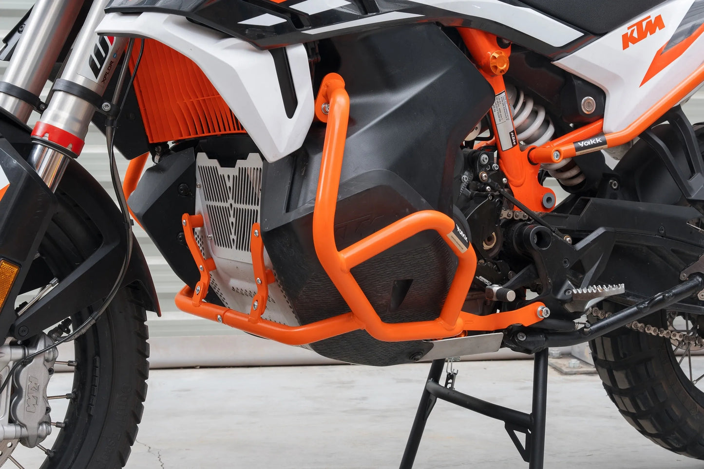 Yakk EXP - Crash Bar - Lower - Orange - KTM 790 Adventure (19-22), KTM 890 Adventure (21-22)