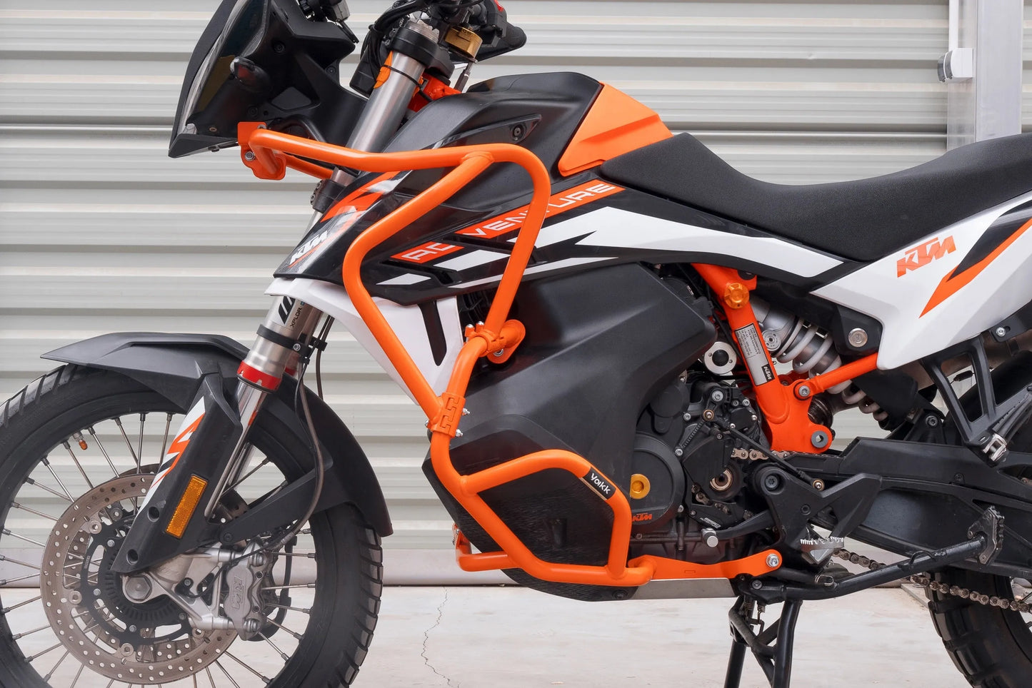 Yakk EXP - Upper Crash Bar - Orange - KTM 790 Adventure (19-22), KTM 890 Adventure (21-22)