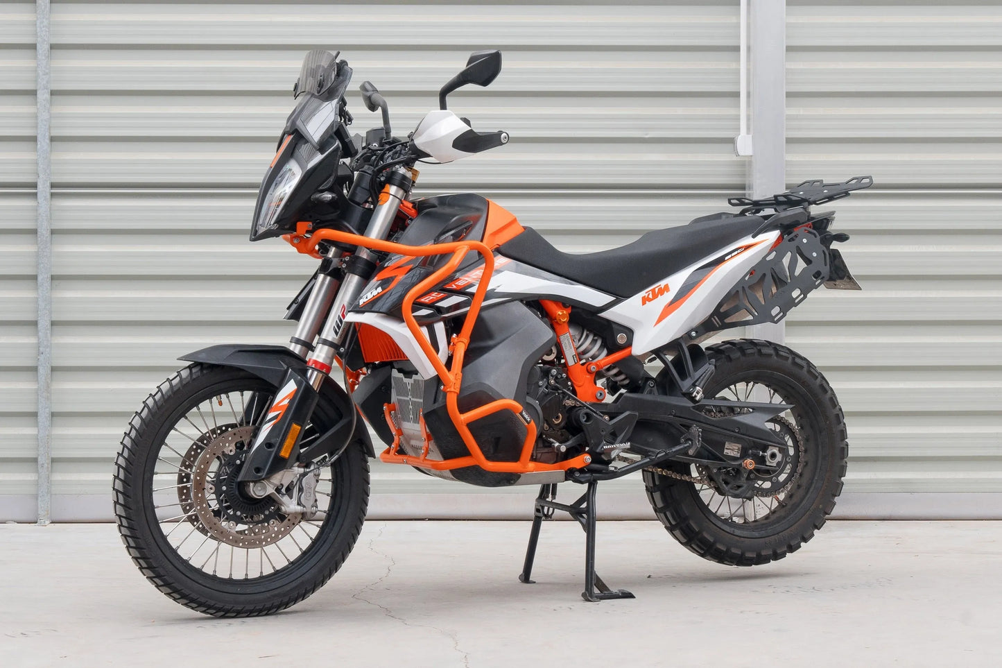 Yakk EXP - Upper Crash Bar - Orange - KTM 790 Adventure (19-22), KTM 890 Adventure (21-22)
