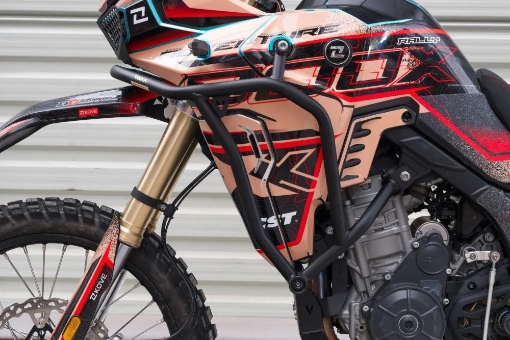 Yakk EXP - Crash Bars - Black - KOVE 800X Rally (24-26)