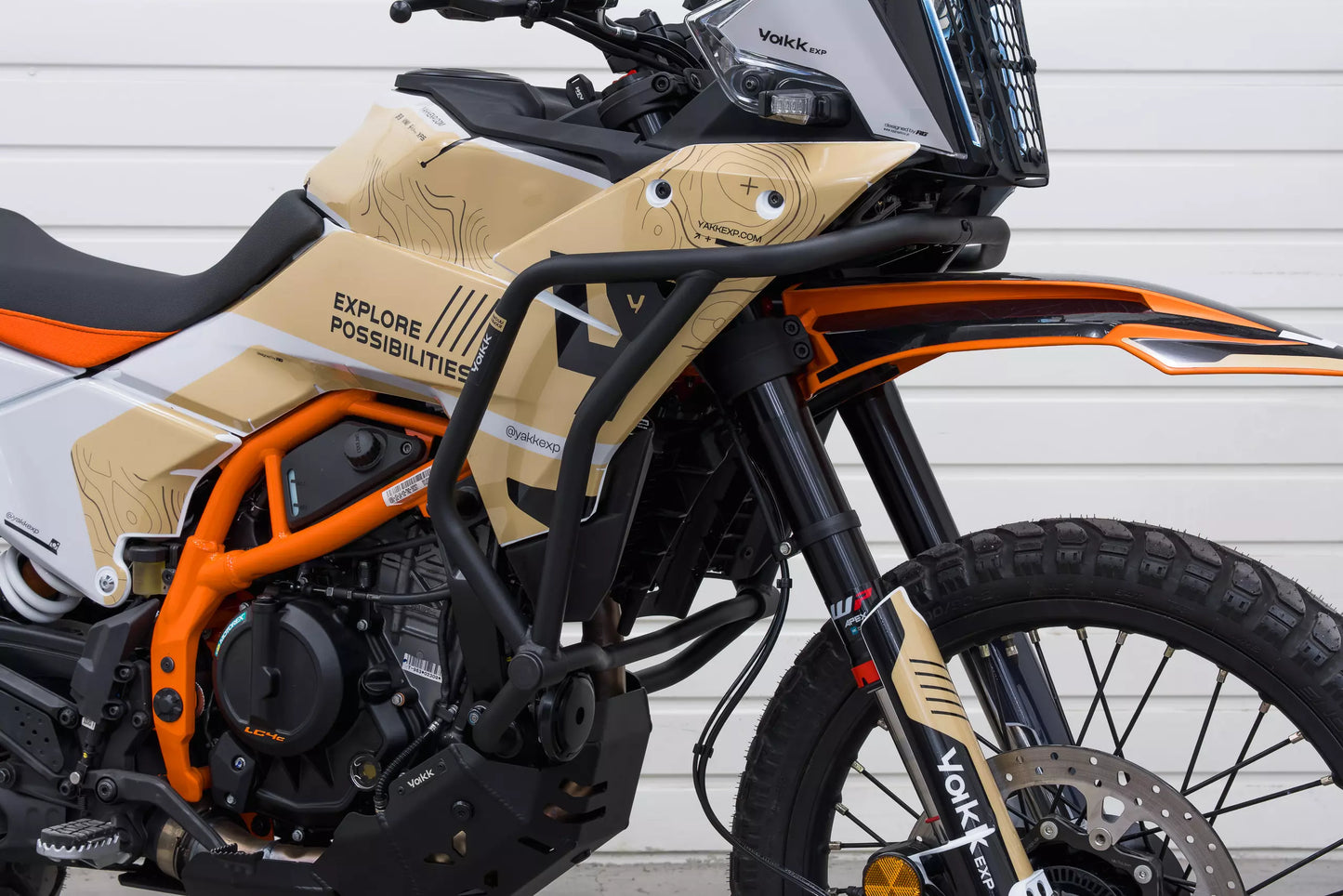 Yakk EXP - Upper Crash Bar - Black - KTM 390 Adventure (25-26)