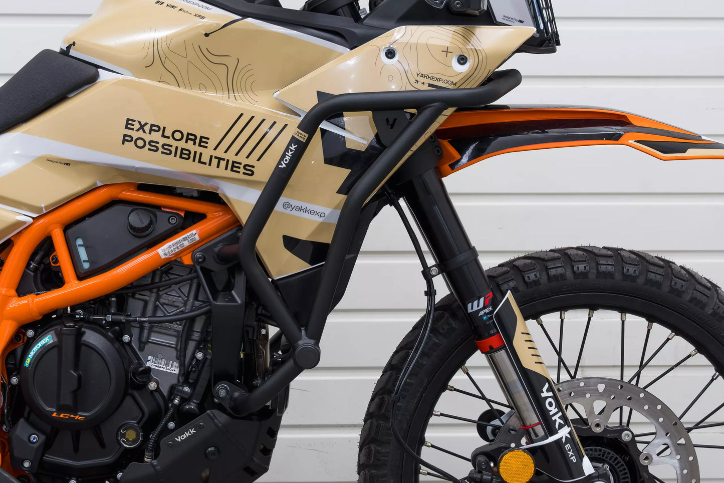Yakk EXP - Upper Crash Bar - Black - KTM 390 Adventure (25-26)