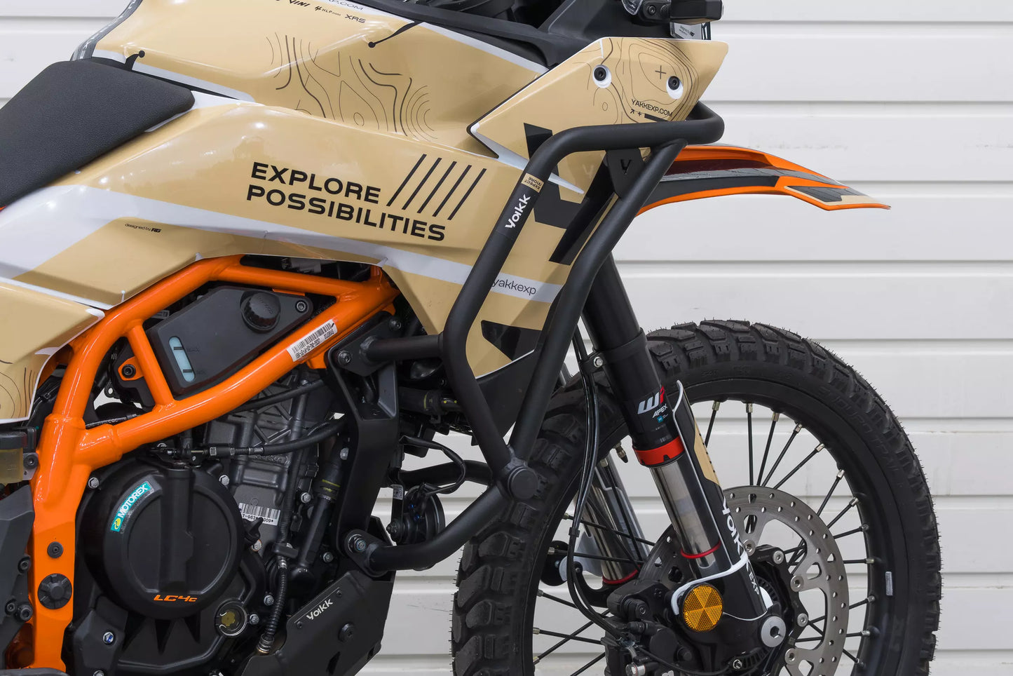 Yakk EXP - Upper Crash Bar - Black - KTM 390 Adventure (25-26)