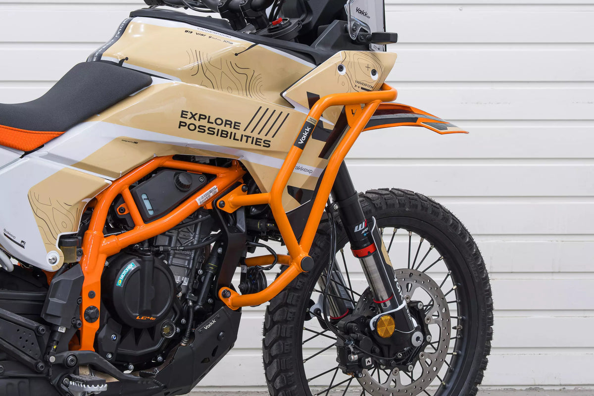 Yakk EXP - Upper Crash Bar - Orange - KTM 390 Adventure (25-26)