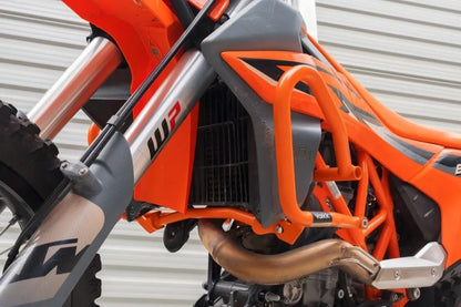 Yakk EXP - Crash Bar - Orange - Husqvarna 701 Enduro/Supermoto (16-25), KTM 690 (19-25), Gas Gas 700 ES/SM (22-25)