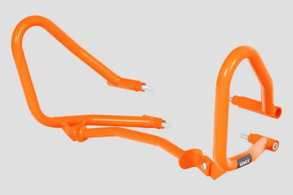 Yakk EXP - Crash Bar - Orange - Husqvarna 701 Enduro/Supermoto (16-25), KTM 690 (19-25), Gas Gas 700 ES/SM (22-25)