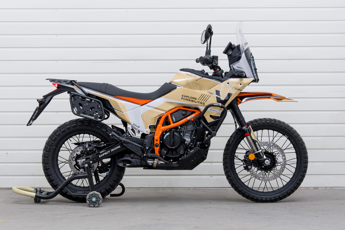 Yakk EXP - Lower Crash Bar - Black - KTM 390 Adventure (25-26), KTM Enduro R 125 (25-)