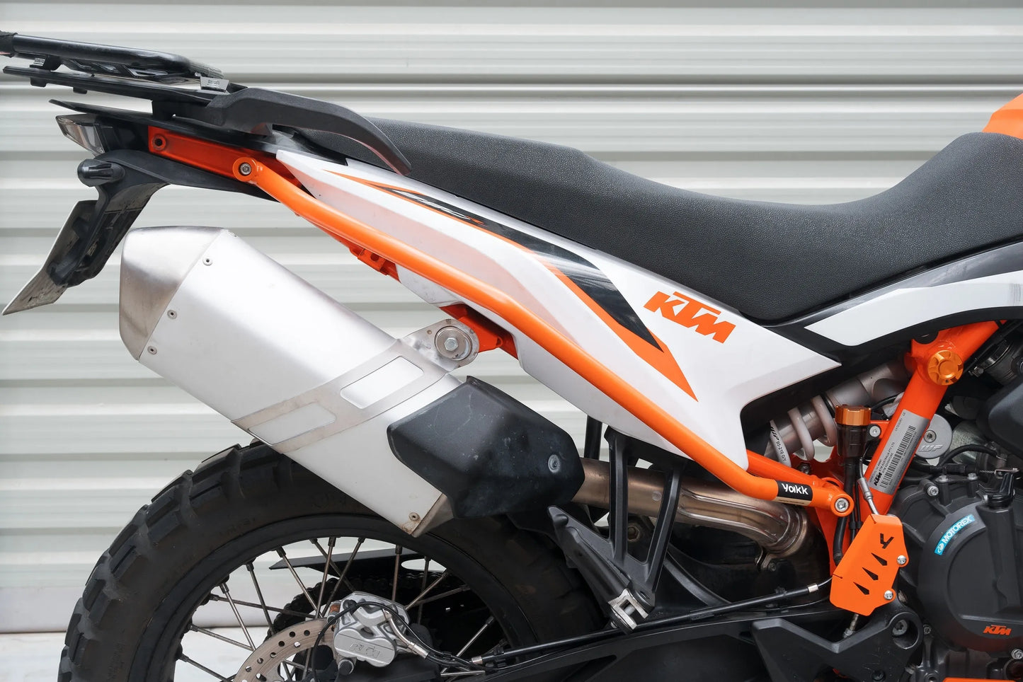 Yakk EXP - Rear Crash Bars - Orange - KTM 790 Adventure (19-25), KTM 890 Adventure (20-25)