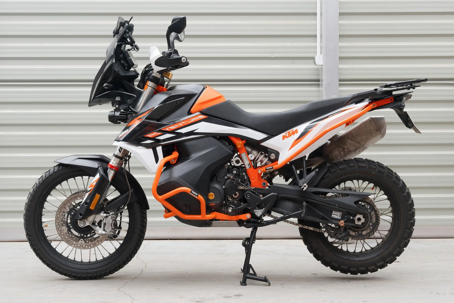 Yakk EXP - Rear Crash Bars - Orange - KTM 790 Adventure (19-25), KTM 890 Adventure (20-25)
