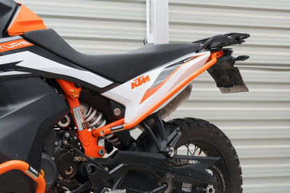 Yakk EXP - Rear Crash Bars - Orange - KTM 790 Adventure (19-25), KTM 890 Adventure (20-25)