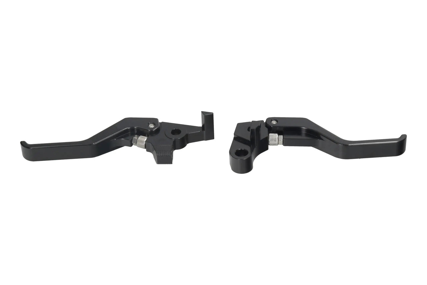 HLP MOTO - Short Brake and Clutch Lever Set - CNC Anodized Aluminum - Black - MT-07 700 MT-09 850 XSR 700 XTZ 700 Tenere T7