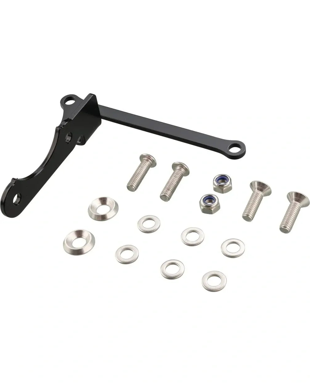 Two Hands Motorcycles/KEDO - Ignition Switch Bracket - LH - Stainless Steel Black Coated - SR500
