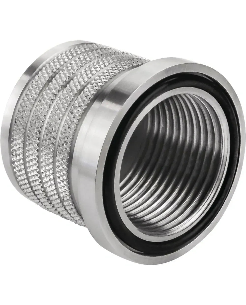 Aluminum Timing Chain Tensioner Cap - 'Knurled' CNC Milled - SR500 SR400 TT500 XT500