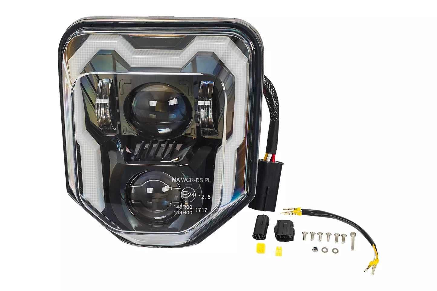 HLP MOTO - LED Headlight Assembly - Husqvarna Enduro 701 FE 250 FE 350 FE 450 FE 501 Supermoto 701 TE 125 TE 150 TE 250 TE 300