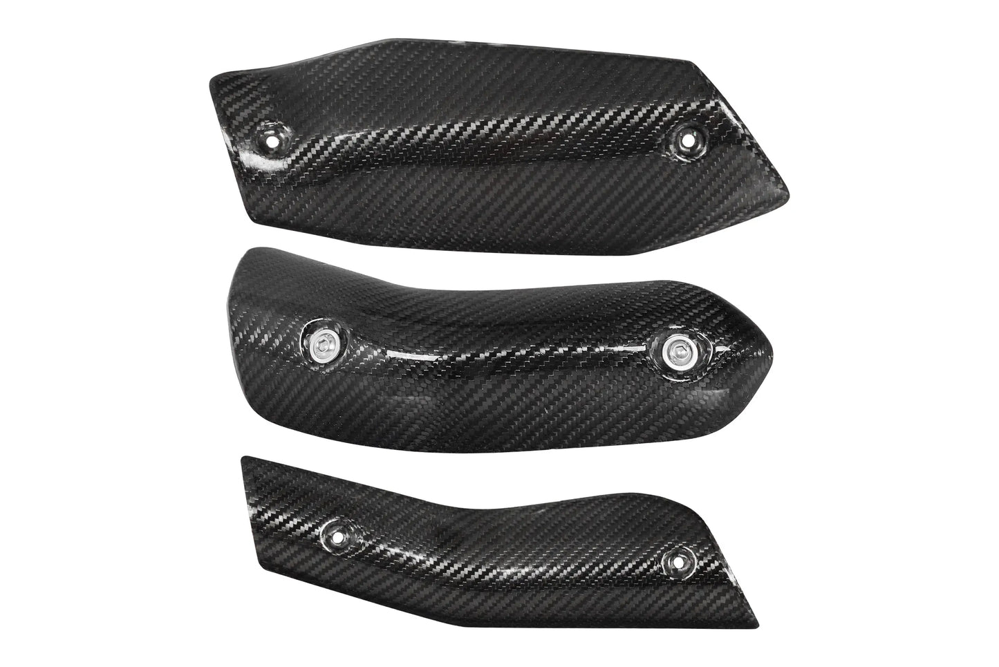 HLP MOTO - Carbon Fiber Header/Manifold Heat Shield - Set -  KTM Enduro 690 SMC 690