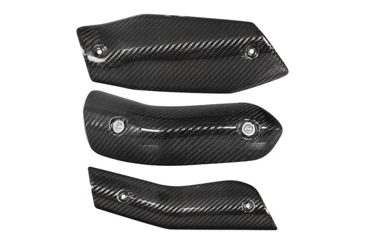 HLP MOTO - Carbon Fiber Header/Manifold Heat Shield - Set -  KTM Enduro 690 SMC 690