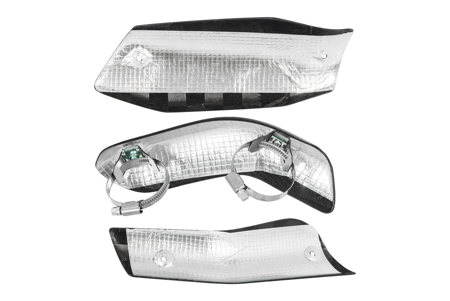 HLP MOTO - Carbon Fiber Header/Manifold Heat Shield - Set -  KTM Enduro 690 SMC 690