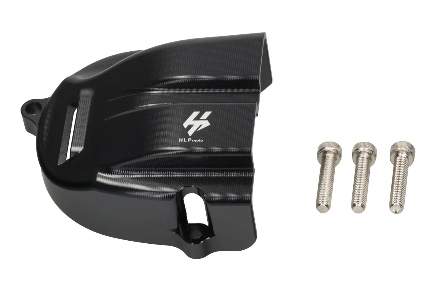 HLP MOTO - Water Pump Cover/Guard - CNC Anodized Aluminum - Black - YAMAHA Tenere T7 '19-