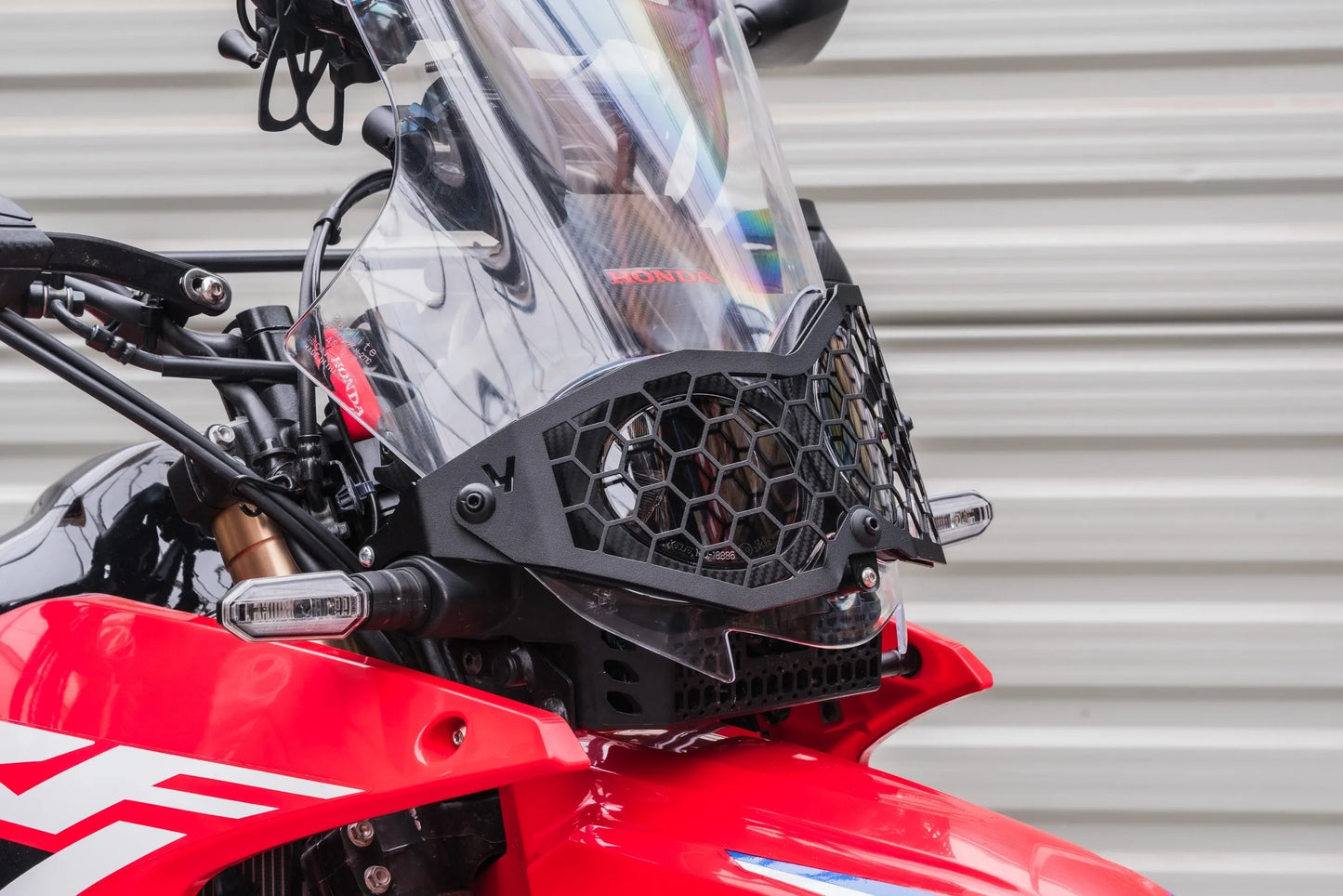 Yakk EXP - Headlight Guard/Grill - Black - HONDA CRF 300 Rally (21-26)