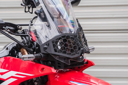 Yakk EXP - Headlight Guard/Grill - Black - HONDA CRF 300 Rally (21-26)