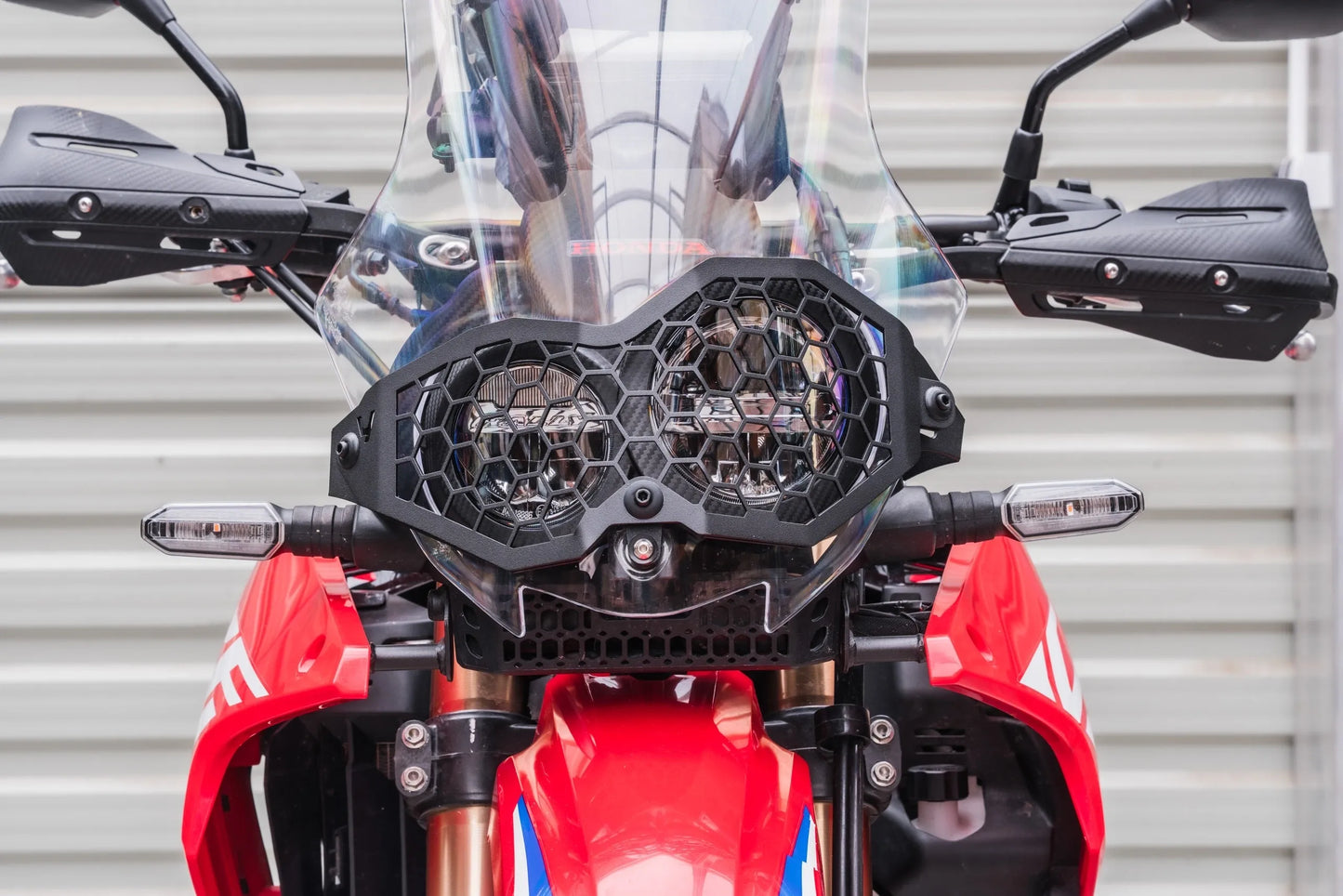 Yakk EXP - Headlight Guard/Grill - Black - HONDA CRF 300 Rally (21-26)