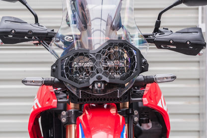 Yakk EXP - Headlight Guard/Grill - Black - HONDA CRF 300 Rally (21-26)