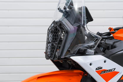 Yakk EXP - Removable Headlight Grille Cover - Black - KTM 390 Adventure (25-26)