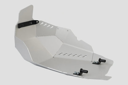 Yakk EXP -Skid plate - Satin Natural Aluminum - Husqvarna 701 Supermoto/Enduro (16-25), KTM SMC 690 R (19-25), KTM Enduro 690 R (19-25), Gas Gas 700 ES/SM (22-25)