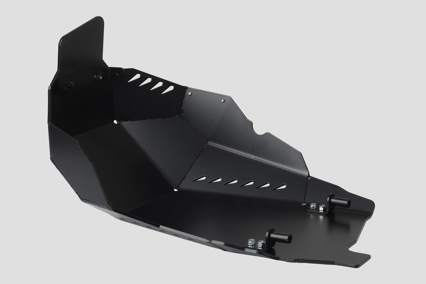 Yakk EXP -Skid plate - Satin Black - Aluminum - Husqvarna 701 Supermoto/Enduro (16-25), KTM SMC 690 R (19-25), KTM Enduro 690 R (19-25), Gas Gas 700 ES/SM (22-25)