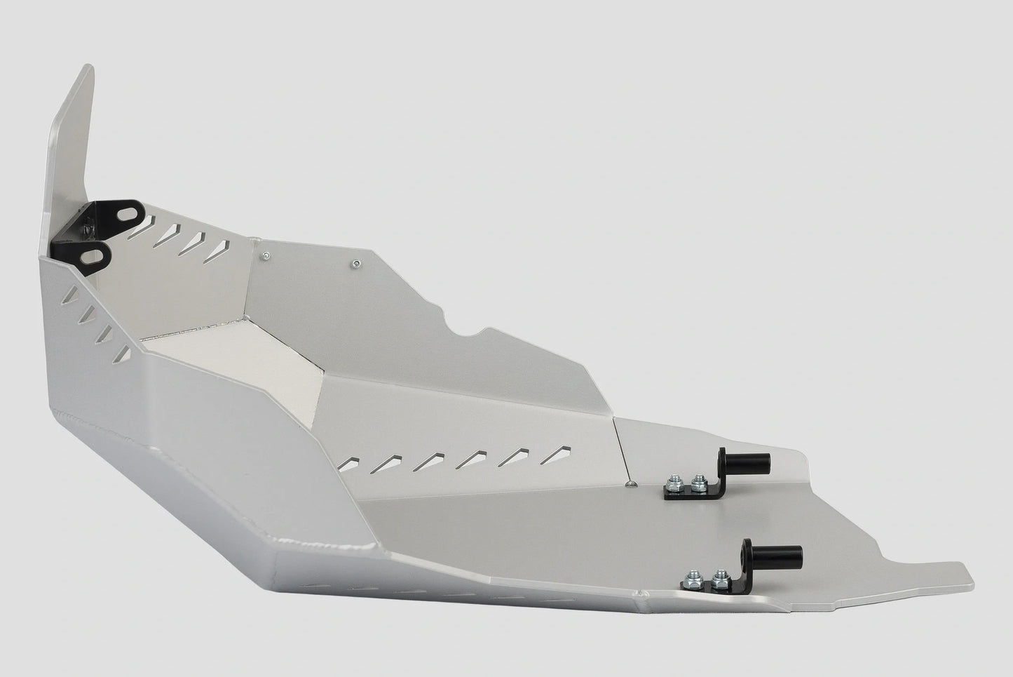 Yakk EXP -Skid plate - Satin Natural Aluminum - Husqvarna 701 Supermoto/Enduro (16-25), KTM SMC 690 R (19-25), KTM Enduro 690 R (19-25), Gas Gas 700 ES/SM (22-25)