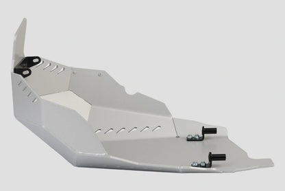 Yakk EXP -Skid plate - Satin Natural Aluminum - Husqvarna 701 Supermoto/Enduro (16-25), KTM SMC 690 R (19-25), KTM Enduro 690 R (19-25), Gas Gas 700 ES/SM (22-25)