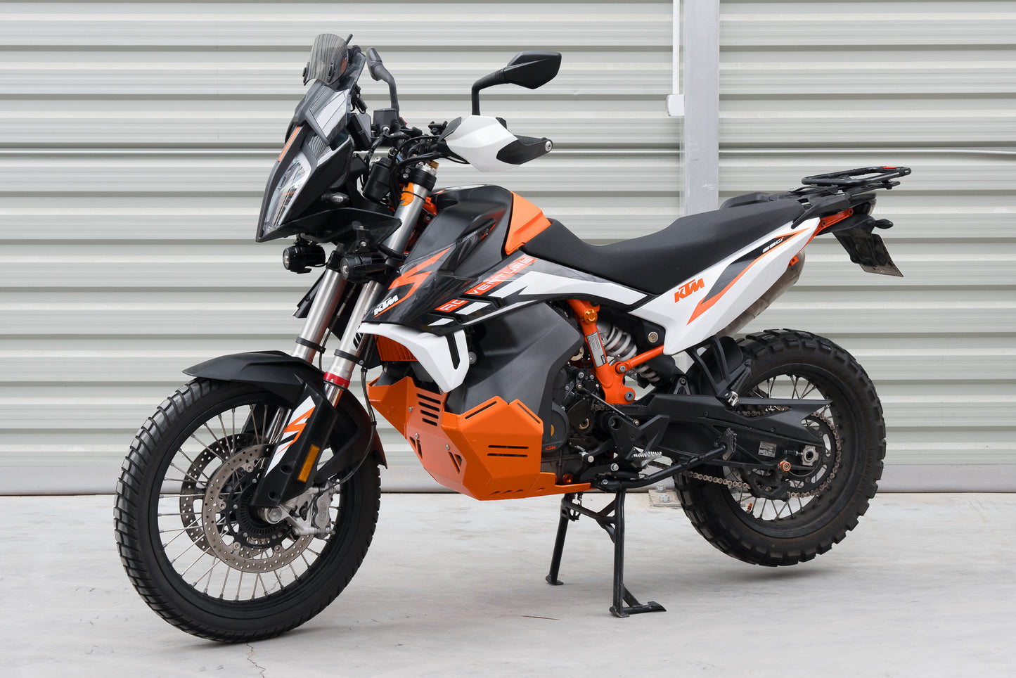 Yakk EXP - Skid Plate - Orange - KTM 790 Adventure (19-25), KTM 890 Adventure (21-25)