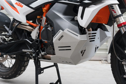 Yakk EXP - Skid Plate - Natural Satin Aluminum - KTM 790 Adventure (19-25), KTM 890 Adventure (21-25)