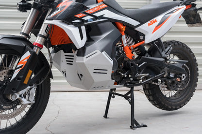 Yakk EXP - Skid Plate - Natural Satin Aluminum - KTM 790 Adventure (19-25), KTM 890 Adventure (21-25)