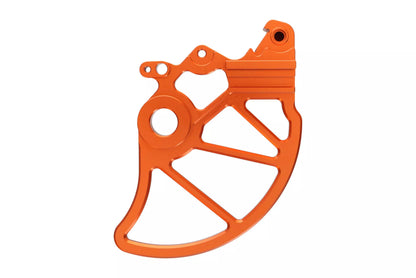 HLP MOTO - Rear Brake Disc Cover - CNC Anodized Aluminum - Orange - GASGAS ES 700 SM 700 KTM SMC 690 Supermoto 690 Enduro 690 Husqvarna 701 Supermoto 701