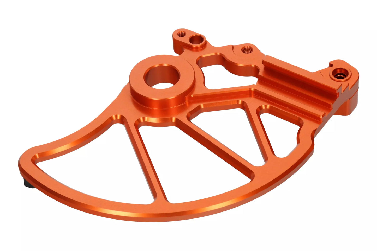 HLP MOTO - Rear Brake Disc Cover - CNC Anodized Aluminum - Orange - GASGAS ES 700 SM 700 KTM SMC 690 Supermoto 690 Enduro 690 Husqvarna 701 Supermoto 701