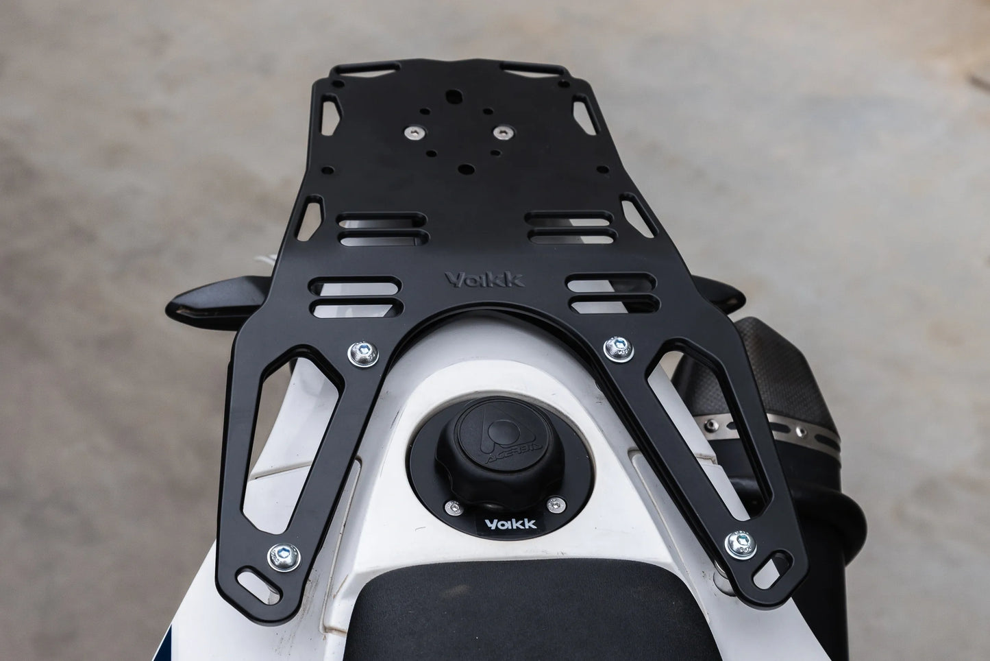 Yakk EXP - Luggage/Top Rack - Black - Husqvarna 701 Enduro/Supermoto (16-25)