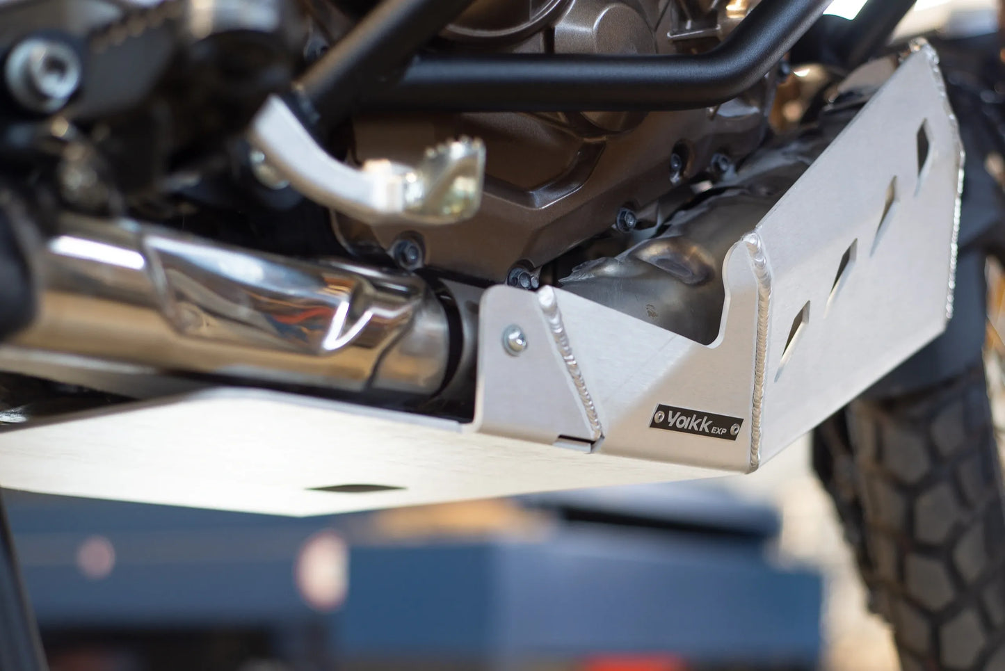 Yakk EXP - Skid Plate - Natural Satin Aluminum - HONDA CRF 1100 Africa Twin (20-23)
