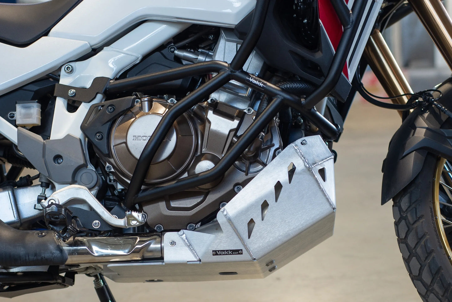 Yakk EXP - Skid Plate - Natural Satin Aluminum - HONDA CRF 1100 Africa Twin (20-23)
