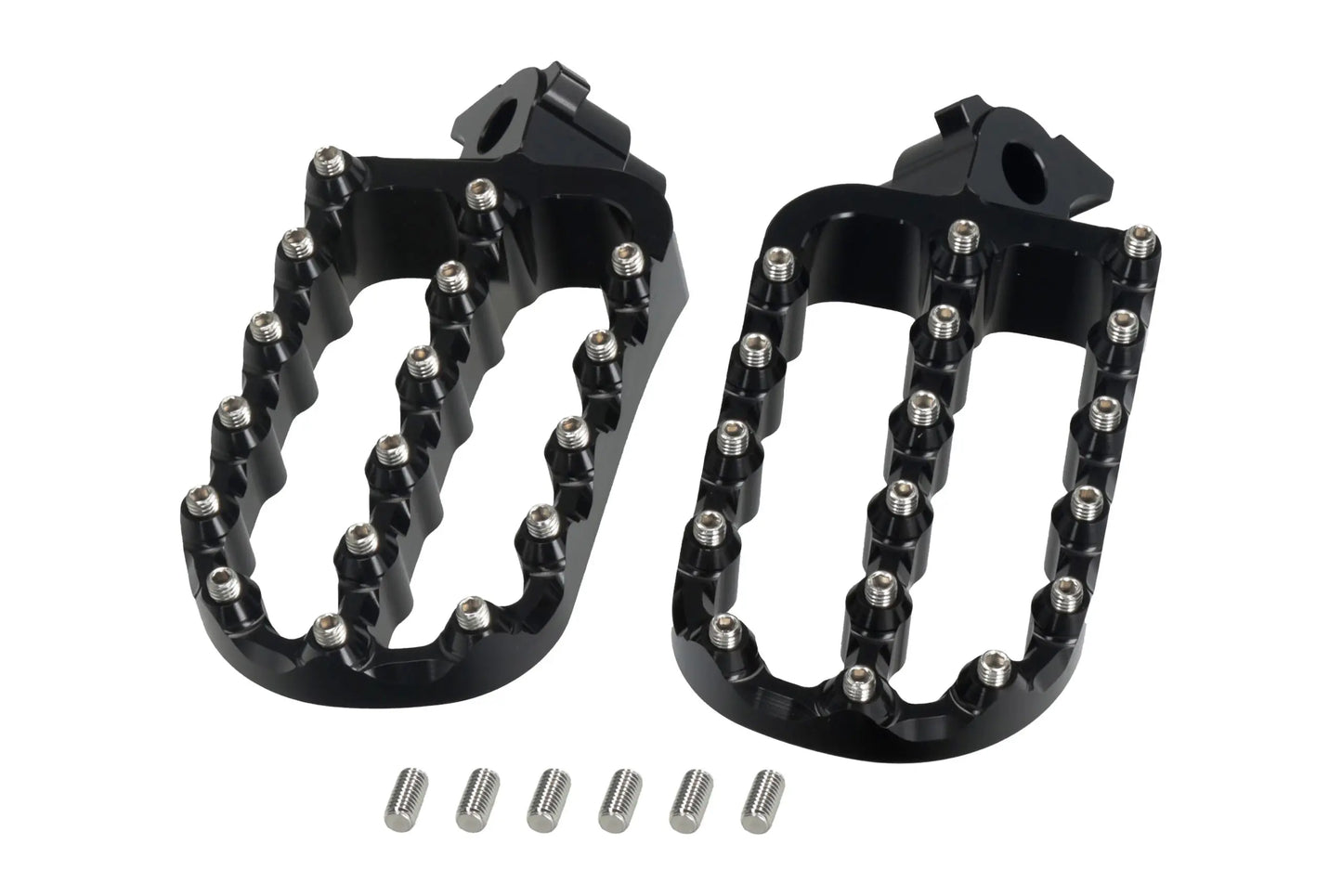 HLP MOTO - Enduro/Cross - Footpegs - CNC Anodized Aluminum - Black - YAMAHA Tenere T7 '19-