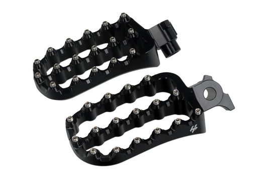 HLP MOTO - Enduro/Cross - Footpegs - CNC Anodized Aluminum - Black - YAMAHA Tenere T7 '19-