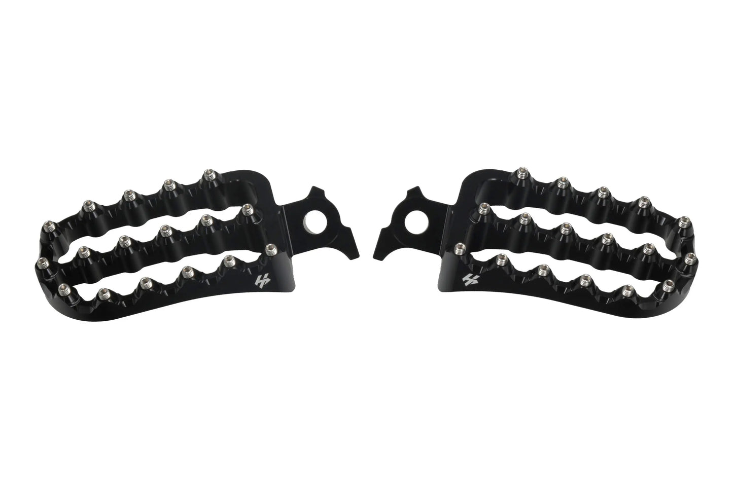 HLP MOTO - Enduro/Cross - Footpegs - CNC Anodized Aluminum - Black - YAMAHA Tenere T7 '19-