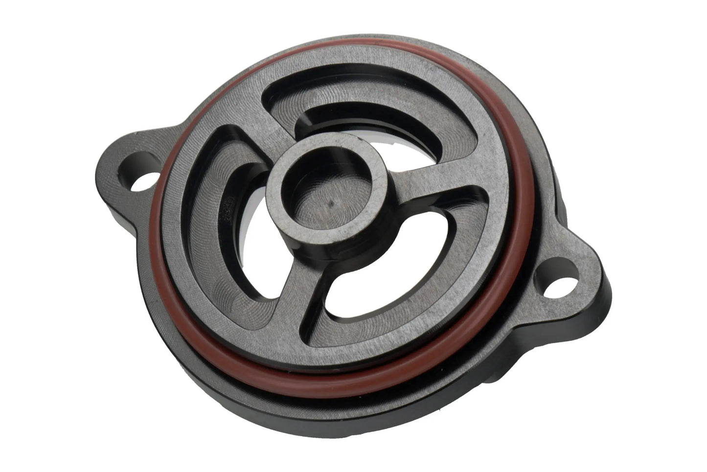 HLP MOTO - Oil Filter Cover - CNC Anodized Aluminum - Black - GASGAS Husaberg KTM Husqvarna