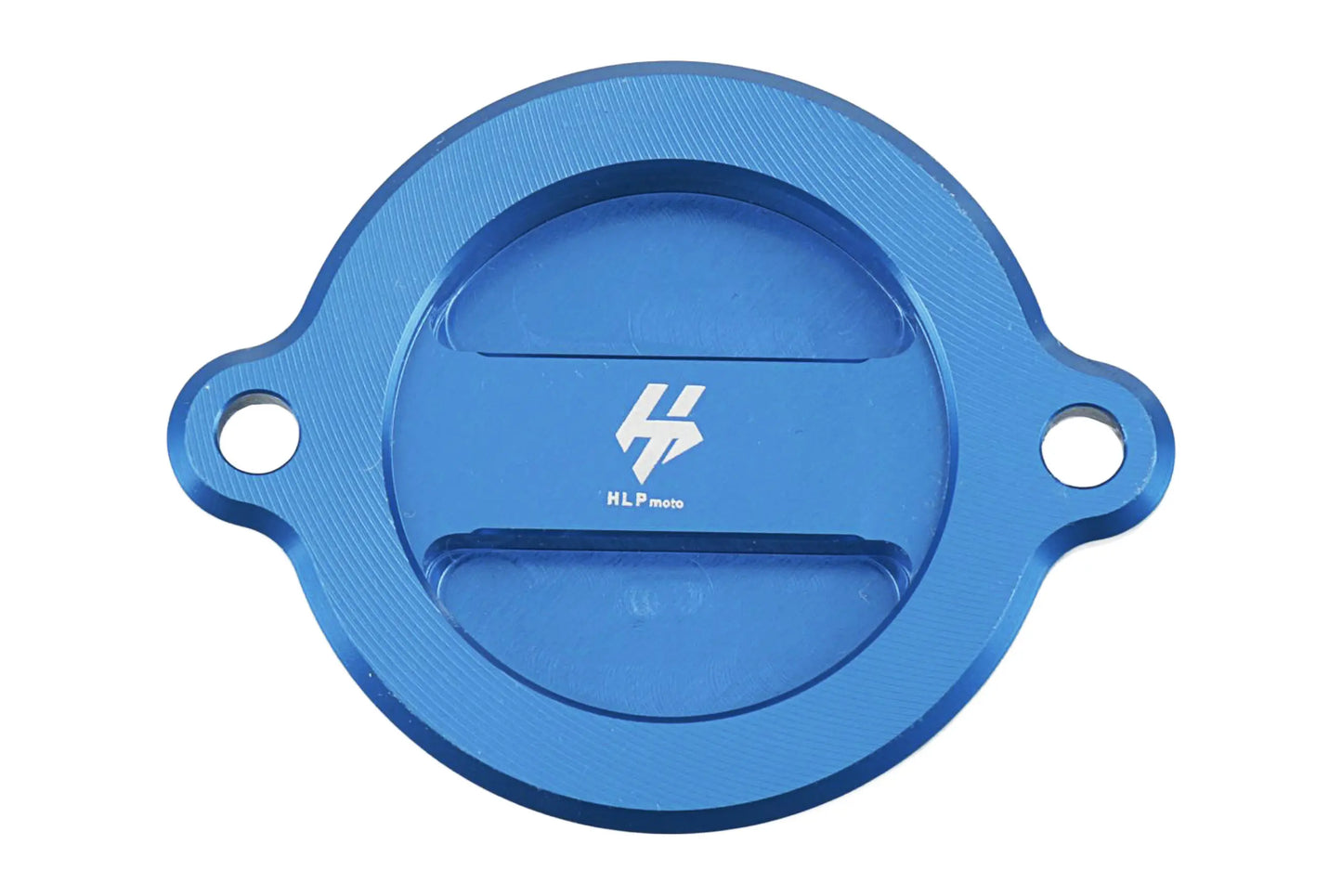 HLP MOTO -Oil Filter Cover - CNC Anodized Aluminum - Blue - Husaberg Husqvarna KTM