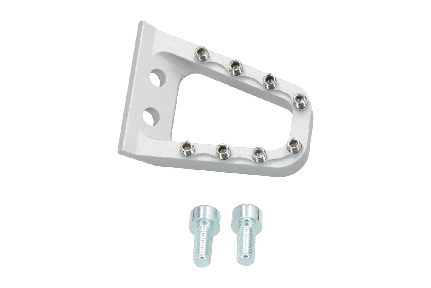 HLP MOTO -Rear Brake Lever Tip/Extension - CNC Aluminum - Silver - Various GASGAS KTM Husqvarna